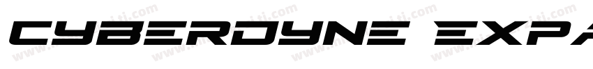 Cyberdyne Expanded Italic Expanded字体转换